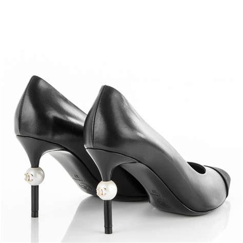 cheap chanel pumps|Chanel pumps with pearl heel.